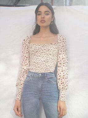 Reformation Pinto Top in Marion